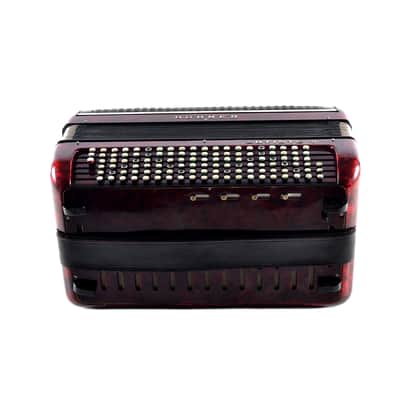 Rare Old/Vintage Top German Made Chromatic C System Button Accordion Hohner Artiste V - 120 bass + Brand New Petrof Straps - Golden Era image 8