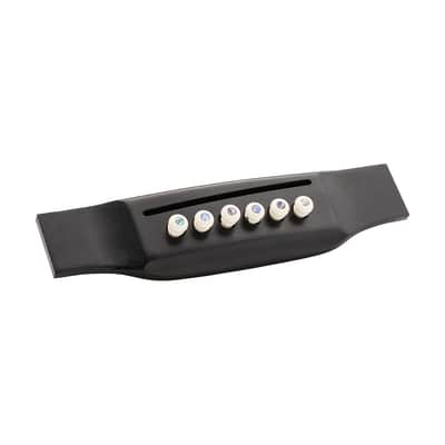Martin Liquid Metal Bridge Pin Set - Bone with Pearl image 3