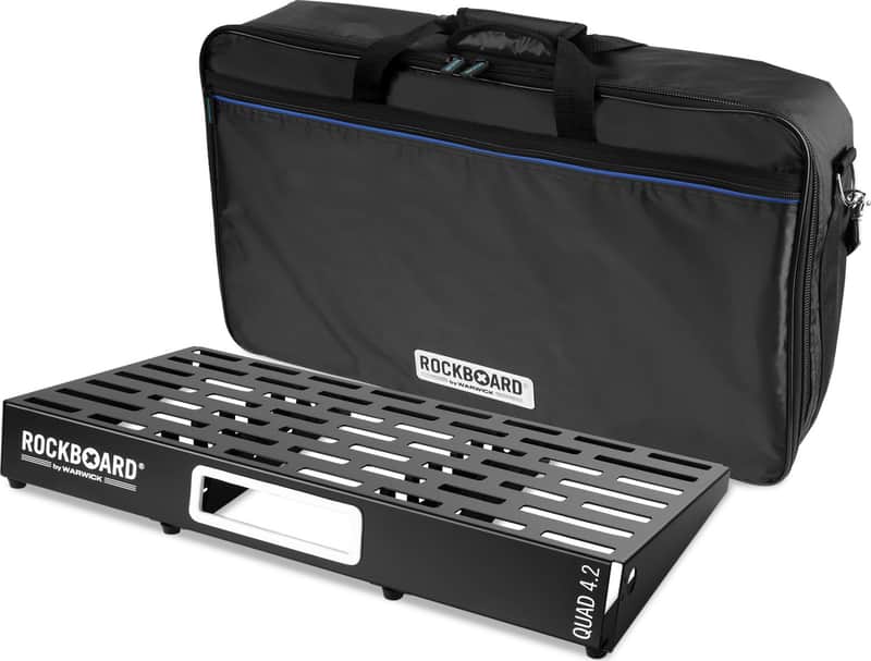 RockBoard QUAD 4.2 Pedalboard, 24.5" x 12.5" w/ Softcase image 1
