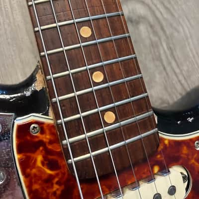 1963 Fender Jaguar – Black Refinish – Mastery Bridge + Original Bridge – Hardshell Case image 16
