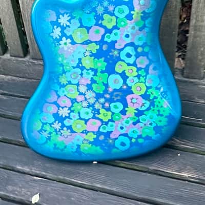 Fender MIJ Traditional '60s Jazzmaster 2018 - 2020 - Blue Flower image 6