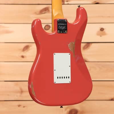 Fender Custom Shop Limited 1960 Stratocaster Relic - Faded/Aged Tahitian Coral-CZ576499 image 6