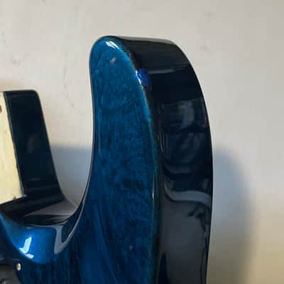 2000's Japan Jackson DKMG Dinky Cobalt Blue Swirl Guitar Body Floyd Ready image 19