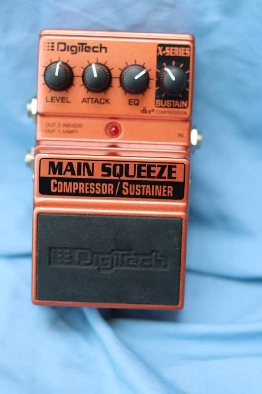 DigiTech main squeeze compressor sustainer - orange image 1
