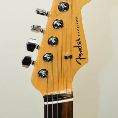 2017 Fender American Elite Stratocaster HSS ShawBucker Electric Guitar, Ebony Fingerboard, Olympic Pearl w/ Case image 10