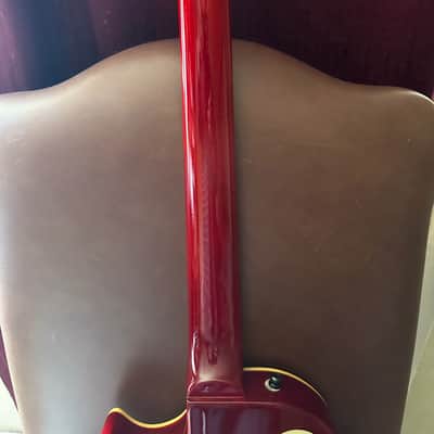 2014 Epiphone 1960 Les Paul Standard Tribute Plus - Cherry Sunburst image 5