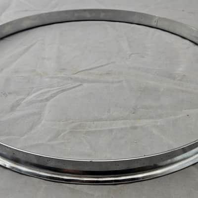 Slingerland 13" Single Flange Stick Chopper Brass Hoop 1930s - Chrome Over Brass image 2