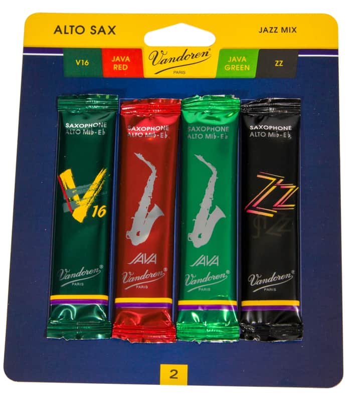 Vandoren SRMIXA2 Alto Saxophone Mix Card Reed Variety Pack - Strength 2 image 1