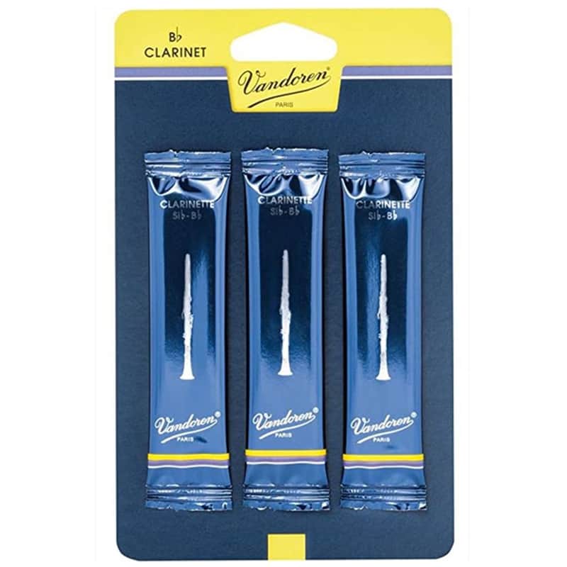 Vandoren Bb Clarinet Traditional Reeds Strength 2, 3 Pack image 1