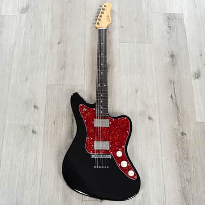 Suhr Classic JM HH Guitar, Tonepros TP6 Bridge, Indian Rosewood Fretboard, Black image 3