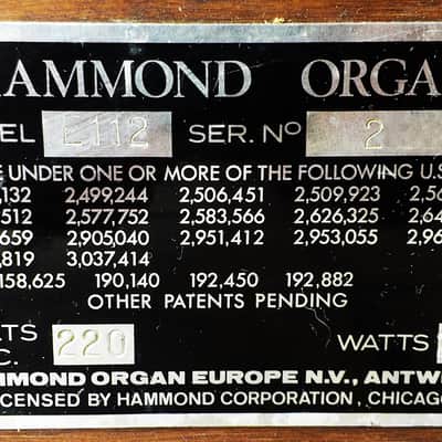 Hammond E 112 - B3 sound image 15