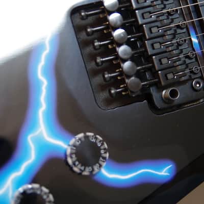 DEAN Razorback Lightning Dimebag electric GUITAR w/LIGHT CASE - Dime - FLOYD - B image 10