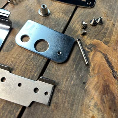 Fender Jazzmaster bridge assembly - Chrome image 6