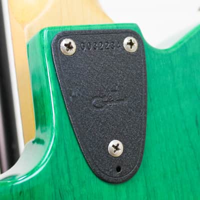 Preowned 1992 G&L ASAT Classic (Made in USA) w/ SKB Hardshell Case - Clear Forest Green image 10