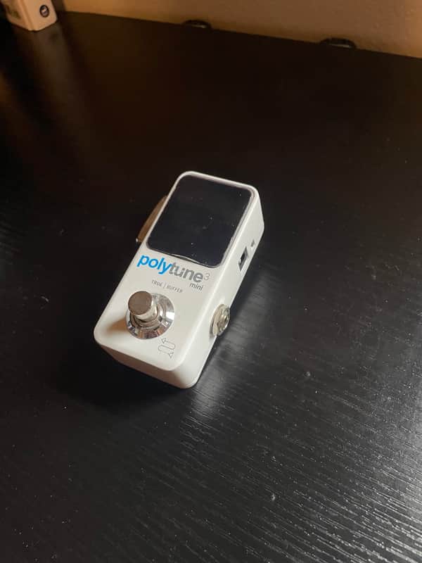 TC Electronic Polytune 3 Mini Polyphonic Tuning Pedal 2019 - Present - White image 1