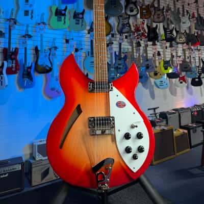 Rickenbacker 330/12 Fireglo Semi-Hollow Electric Guitar, with Ric Case, 711 image 7