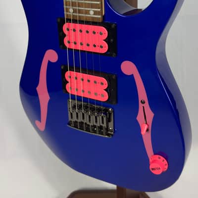 Ibanez Mikro PGM Paul Gilbert PGMM11 Electric Guitar 2021 - Jewel Blue image 6