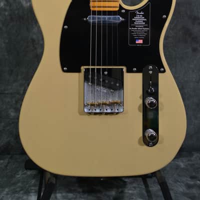 Fender American Professional Classic Limited Edition Telecaster Vintage Blonde Blackguard w Silent System & FAST Same Day Shipping image 1