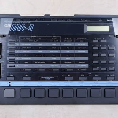 Korg DDD-5 Dynamic Digital Drums 1987 Black w/ Power Supply image 7