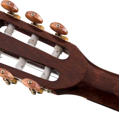 Fender CN-140SCE Nylon Thinline, Walnut Fingerboard, Natural w/Case image 8