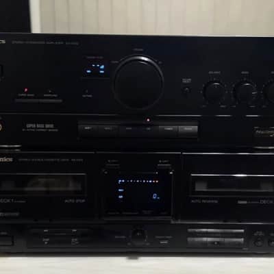 VINTAGE TECHNICS INTEGRATED AMPLIFIER/DOUBLE CASSETTE DECK COMPONENTS/JAPAN image 2