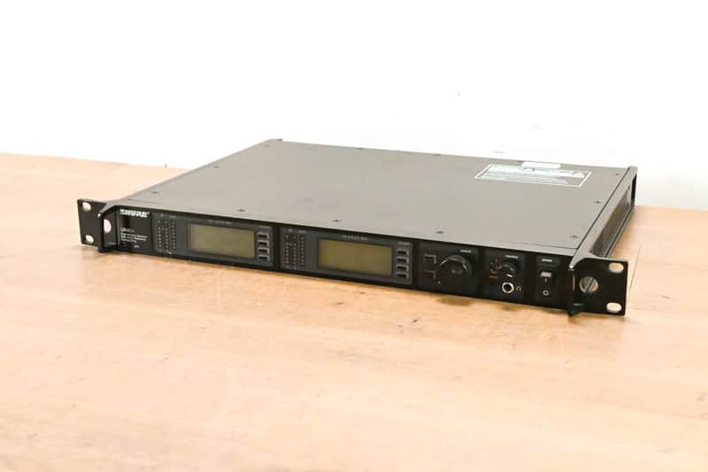 Shure UR4D+ Dual-Channel UHF Wireless Receiver - H4 Band: 518-578 MHz CG01232 image 1