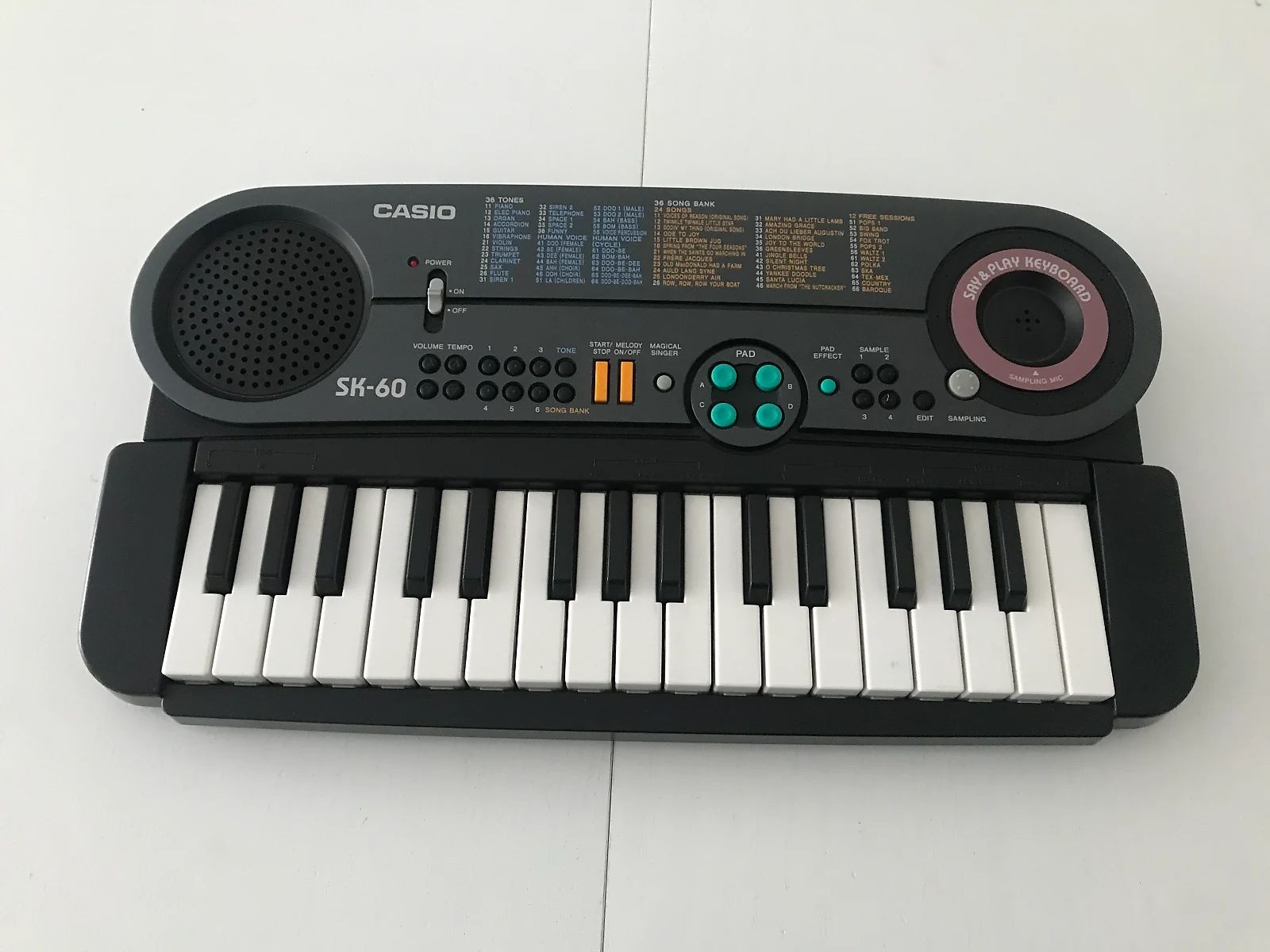 Casio SK-60 32-Key Sampling Keyboard | Reverb