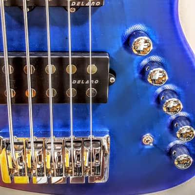 NEW Maruszczyk Elwood L 5a-24+ 2016 Blue Flame Maple Top and Back image 4