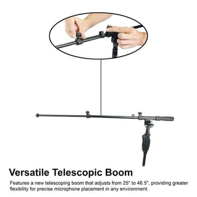 AKG D5S Dynamic Cardioid Vocal Microphone D5 S + Tripod Mic Stand w/Boom image 20