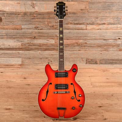 Epiphone 5102/TE Red Burst 1970s image 4