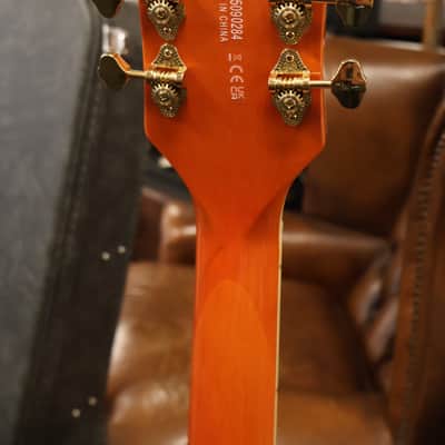 Gretsch Synchromatic Nashville Hollow Body Single-Cut with Bigsby 50's Orange Stain image 6