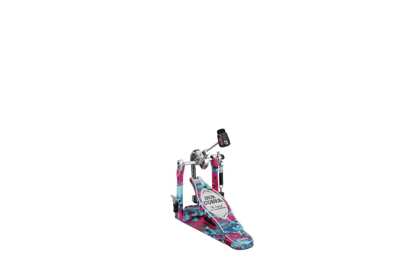 Tama HP900RMCS 50th Limited Iron Cobra Rolling Glide Single Pedal - Marble Coral Swirl image 1