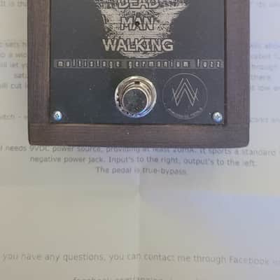 Dead Man Walking - multistage germanium fuzz in unique black finish image 3