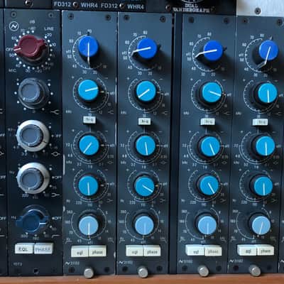 Neve Vintage 1073 and 31102 modules in Vintage King rack image 1