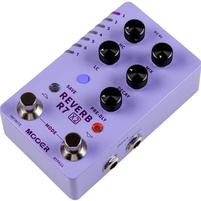 Mooer R7 X2 Reverb 14 Stereo Reverb Effects + Power Supply image 6