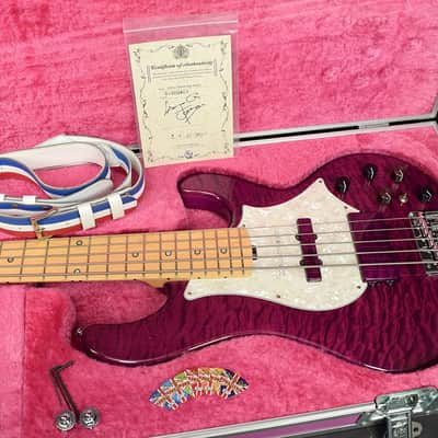 ESP 20th L'Anniversary Bardic See Thru Purple image 9