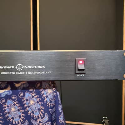 Inward Connections Dual Discrete Class 1 Headphone Amplifier Early 2000's - Black image 4