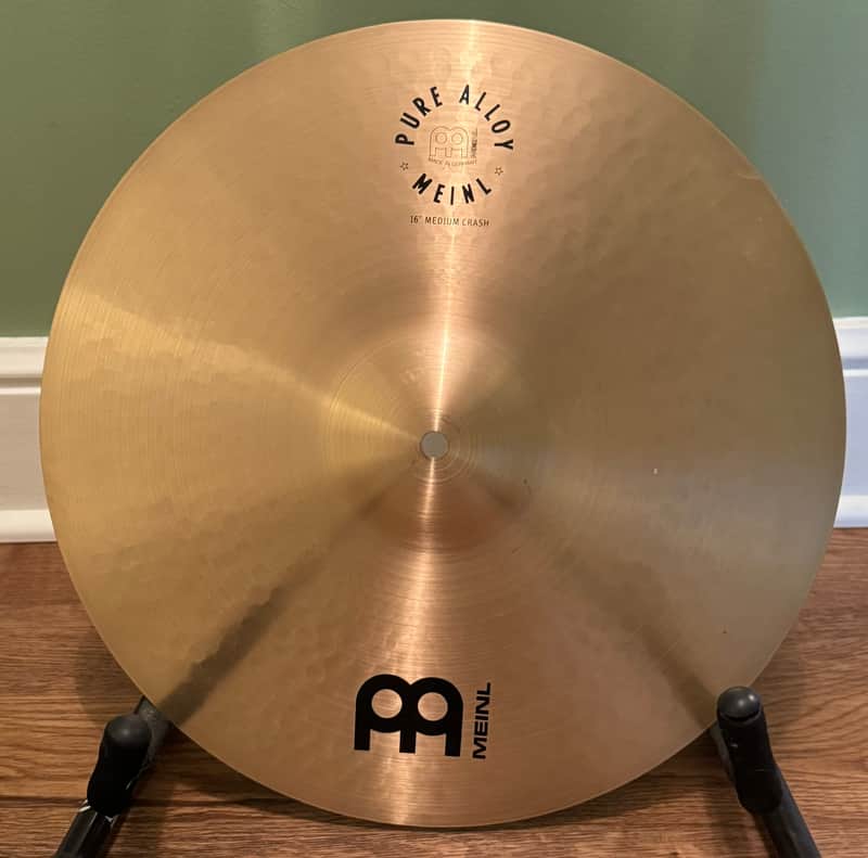 Meinl Pure Alloy 16" Medium Crash Cymbal 950 Grams image 1