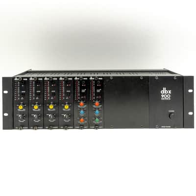 dbx 900A Rack Frame w/ 6 Modules – 4x 902 De-Esser, 2x 903 Compressor + Manuals image 2