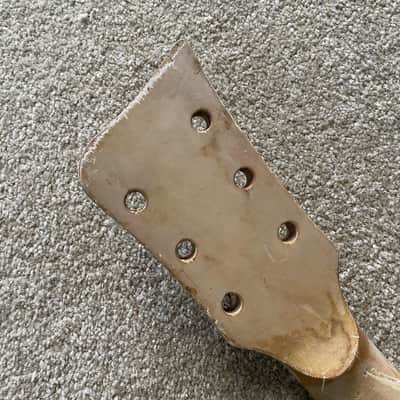 Maple Wood Guitar Neck DIY Project with 22 Frets Rosewood Fingerboard image 5