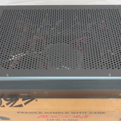 Adcom GFA-5400 Stereo Power Amplifier - 125 Watt Amp w/ Box & Manual image 3