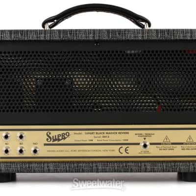 Supro 1696RTH Black Magick Reverb 25-watt Class A Tube Head (BlackMagickRHd2) image 6