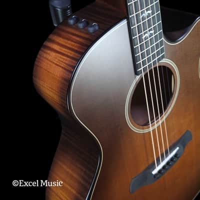 Taylor Builder's Edition 614ce WHB, Solid Flamed Big Leaf Maple Back & Sides, w/Deluxe Hardcase (NOS) image 11