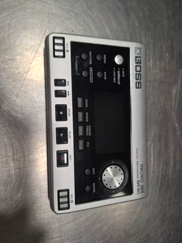 Boss Micro BR-80 Portable Digital Recorder 2010s - Black image 1