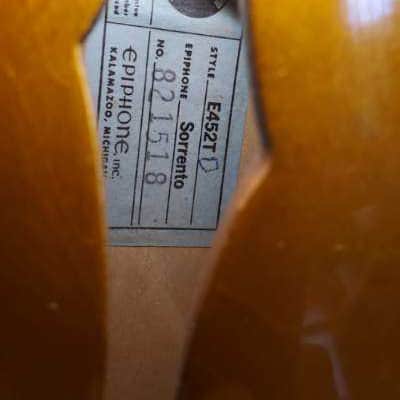 Epiphone Sorrento 1966 image 10