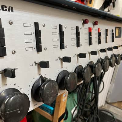 Vintage RCA BC-18 Analog mixer console sidecar desk - modified with Elco breakout inputs and XLR stereo direct outs image 3