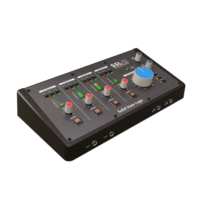 Solid State Logic SSL 12 12-Channel USB Audio Interface 2023 - Black image 1