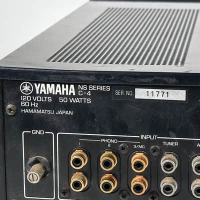 Vintage 1979-81 Yamaha C-4 Natural Sound Stereo Control Pre Amplifier image 12