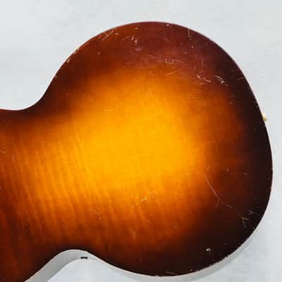 S.S. Stewart Archtop Guitar 1940s - Sunburst image 13