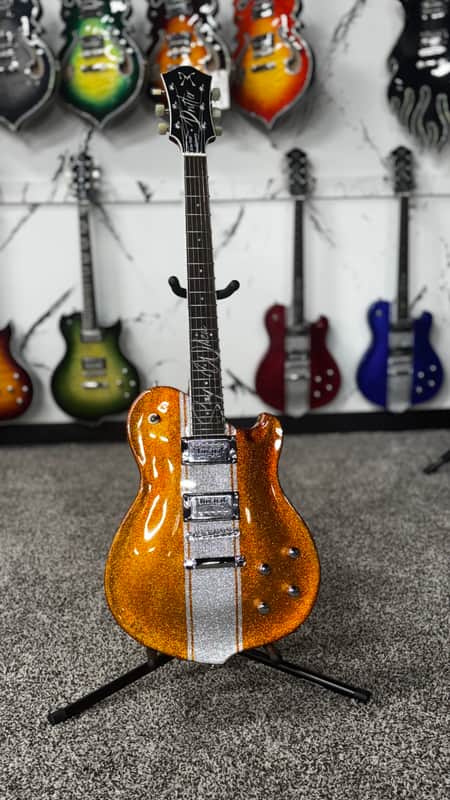 Minarik Drifter “Say When” – Orange Krush Metallic Sparkle | Custom-Built Power & Presence | Sixx Gun Music Exclusive image 1